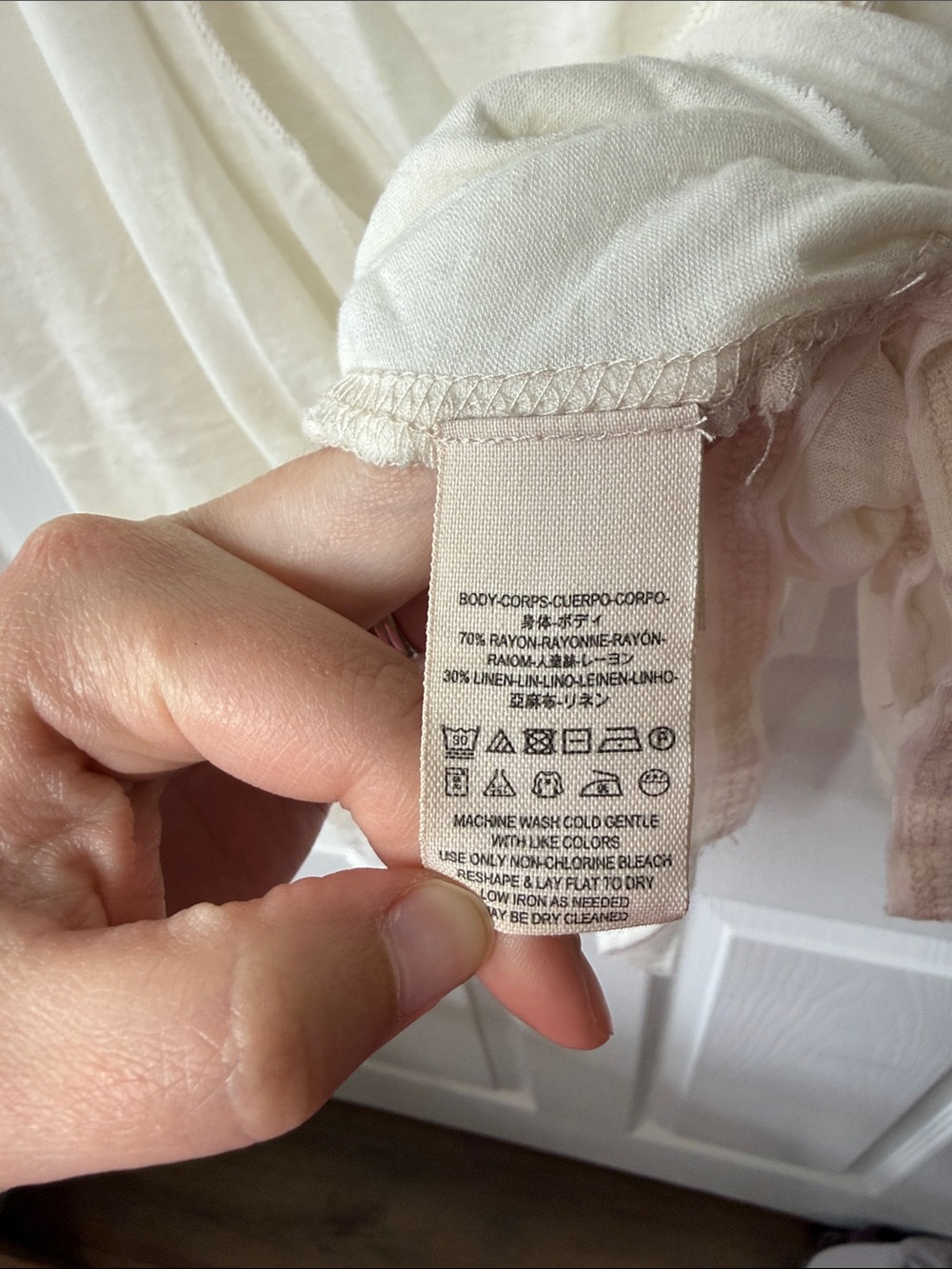 Free People Cream Double-Layered Scoop Tank - Picture 6 of 7